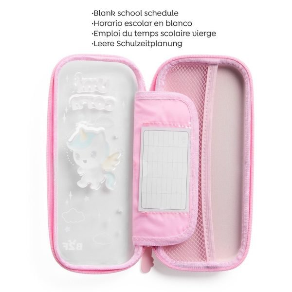 ESTUCHE SENCILLO TRANSPARENTE BACK2FUN UNICORNIO - Imagen 5
