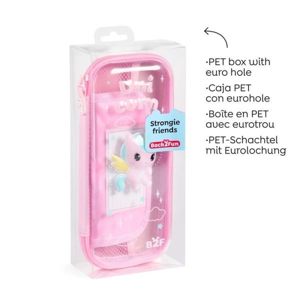 ESTUCHE SENCILLO TRANSPARENTE BACK2FUN UNICORNIO - Imagen 7