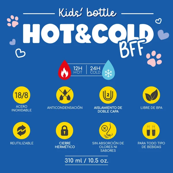 BOTELLA TERMICA INFANTIL LEGAMI PENGUIN - Imagen 5