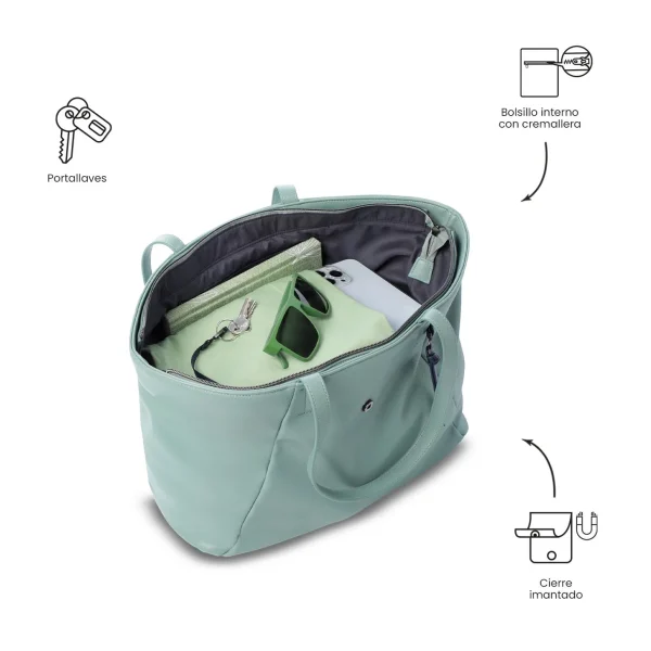 BOLSO TOTTO SOUL VERDE - Imagen 3