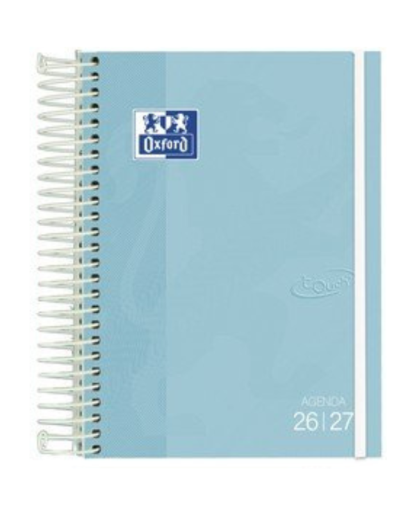 AGENDA ESCOLAR OXFORD 26/27 A5 DIARIA TOUCH AZUL