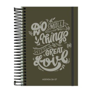 AGENDA ESCOLAR OXFORD 26/27 A6 DIARIA FRASE VERDE MILITAR