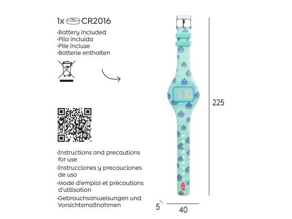 RELOJ TACTIL MIQUELRIUS COLOR AZUL TIBURÓN - Imagen 2