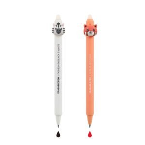 BLISTER 2 BOLIGRAFOS BORRABLES BACK2FUN ZEBRA Y REDDY
