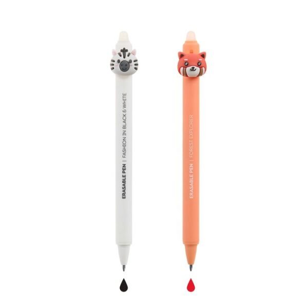 BLISTER 2 BOLIGRAFOS BORRABLES BACK2FUN ZEBRA Y REDDY
