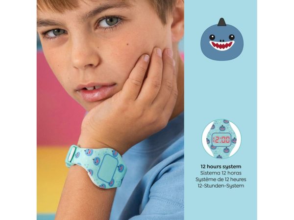 RELOJ TACTIL MIQUELRIUS COLOR AZUL TIBURÓN - Imagen 3