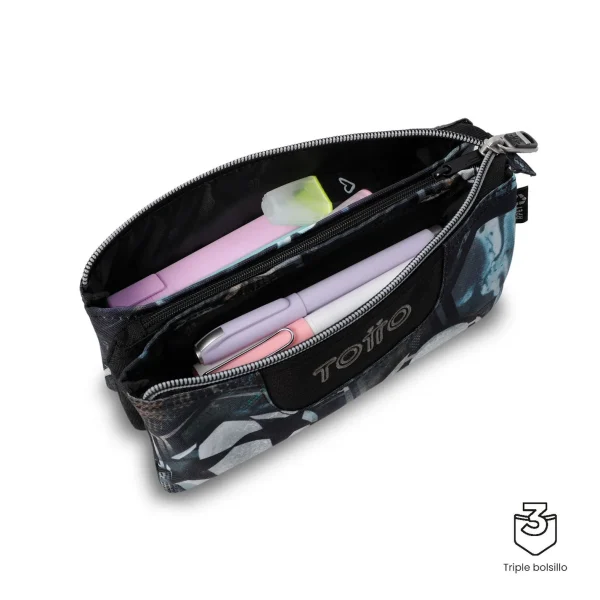 ESTUCHE TOTTO TRIPLE TABLERO BALONES - Imagen 3