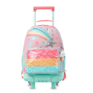 MOCHILA TOTTO ESCOLAR CARRO KIDS RAINBOW STAR