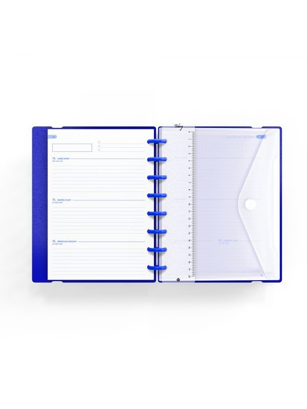 AGENDA ESCOLAR CARCHIVO INGENIOX 26/27 A5 SEMANAL STUDY WITH ME AZUL - Imagen 4