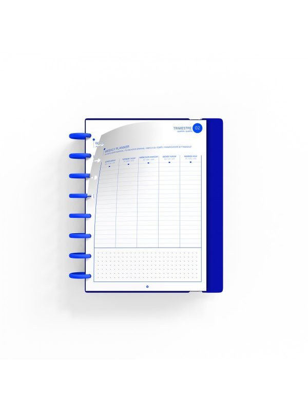 AGENDA ESCOLAR CARCHIVO INGENIOX 26/27 A5 SEMANAL STUDY WITH ME AZUL - Imagen 3