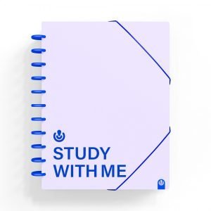 CARPETA FUNDAS ESPIRAL CARCHIVO 30 UND. STUDY WITH ME MALVA