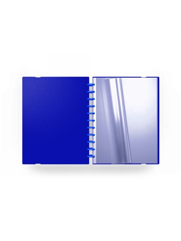 CARPETA FUNDAS ESPIRAL CARCHIVO 30 UND. STUDY WITH ME AZUL - Imagen 3
