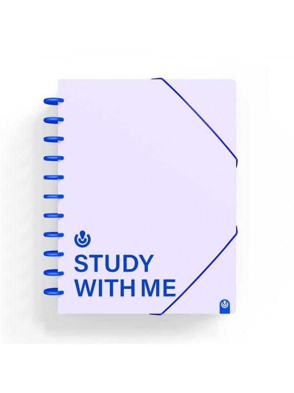 CARPETA FUNDAS ESPIRAL CARCHIVO 30 UND. STUDY WITH ME MALVA