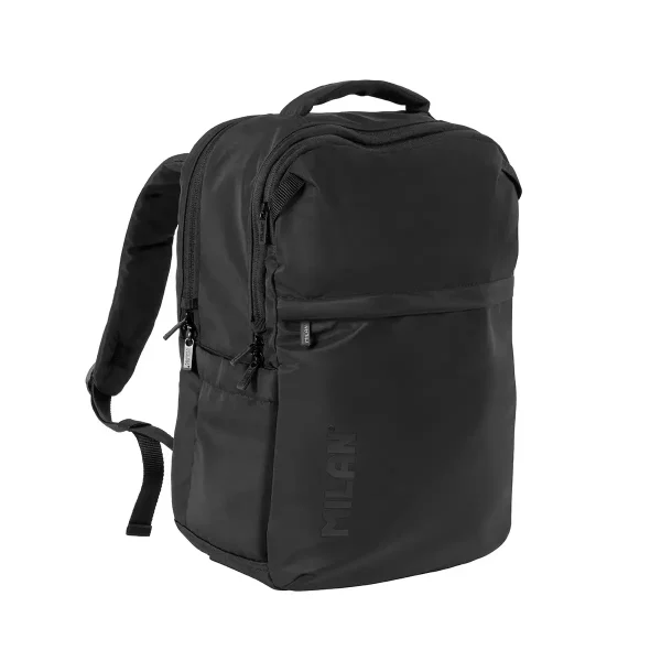 MOCHILA MILAN 5 CREMALLERAS 25L COLECCIÓN SHADOW NEGRO 2