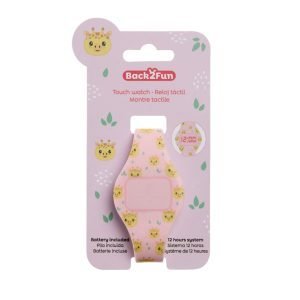 RELOJ TACTIL MIQUELRIUS COLOR ROSA Y AMARILLO GIRAFA