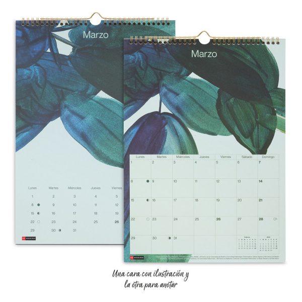 CALENDARIO PARED MIQUELRIUS 2027 28X39,7 ACUARELA - Imagen 2