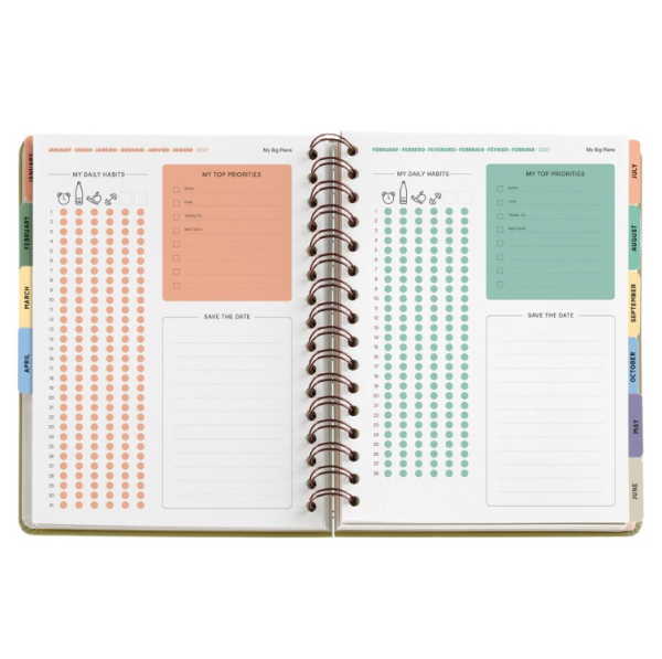 AGENDA ANUAL MIQUELRIUS 2027 A5 DIARIA CREAM LIBERTY - Imagen 5