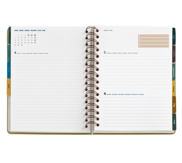 AGENDA ANUAL MIQUELRIUS 2027 A5 DIARIA GOOD FORTUNE - Imagen 2