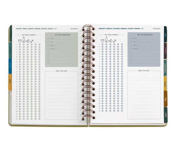 AGENDA ANUAL MIQUELRIUS 2027 A5 DIARIA GOOD FORTUNE - Imagen 5