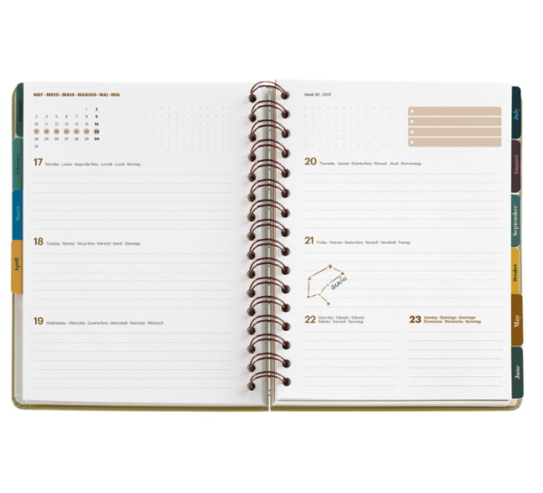 AGENDA ANUAL MIQUELRIUS 2027 A5 SEMANAL GOOD FORTUNE - Imagen 2