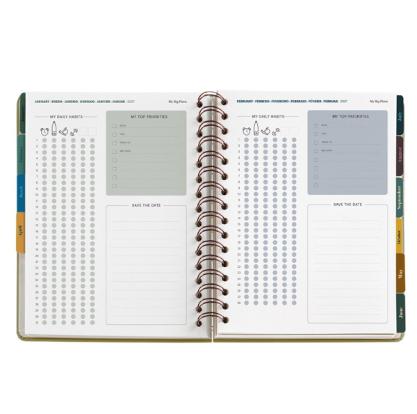 AGENDA ANUAL MIQUELRIUS 2027 A5 SEMANAL GOOD FORTUNE - Imagen 5