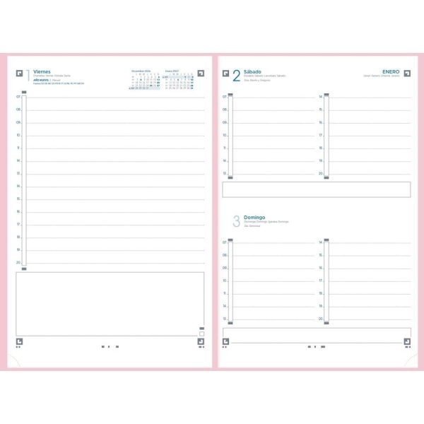 AGENDA ANUAL OXFORD 2027 A5 DIARIA MODERN COLORES VIVOS - Imagen 3