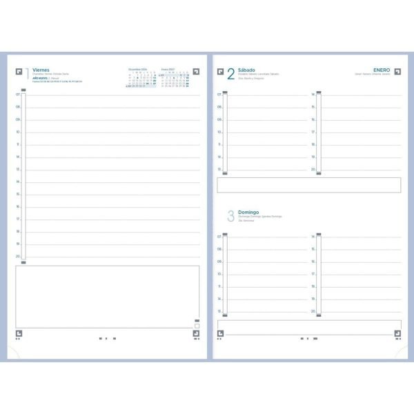 AGENDA ANUAL OXFORD 2027 A5 DIARIA MODERN COLORES VIVOS - Imagen 5