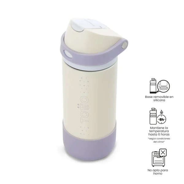 BOTELLA ISOTERMICA TOTTO 550ML MIZU BLANCO - Imagen 3