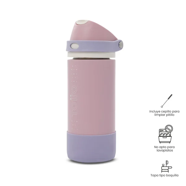 BOTELLA ISOTERMICA TOTTO 550ML MIZU ROSA - Imagen 5