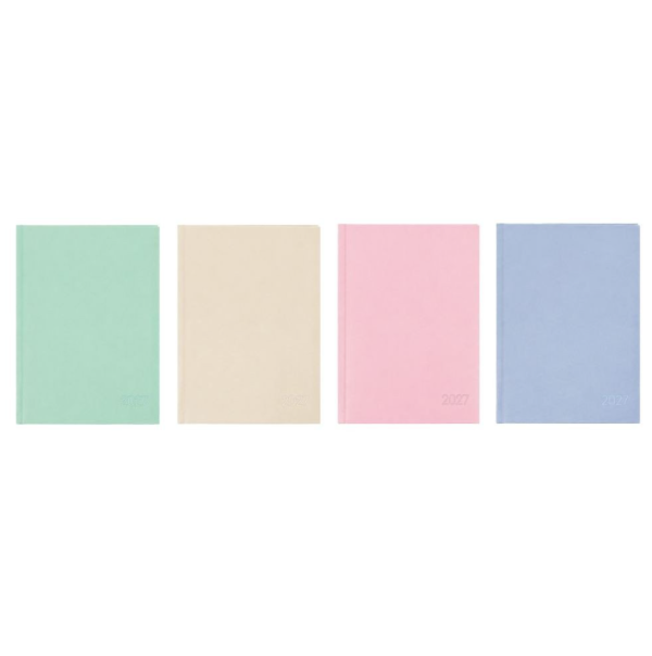 AGENDA ANUAL OXFORD 2027 A5 DIARIA MODERN COLORES PASTELES