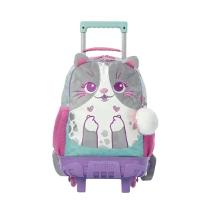 MOCHILA TOTTO ESCOLAR CARRO KIDS SUSSY GATITO